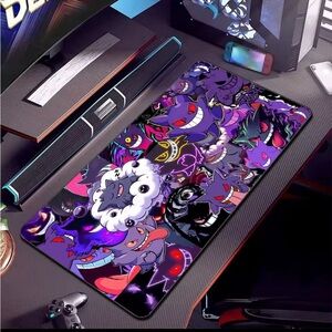 Pokémon Gengar Mouse Pad Large Anime Desk Mat Gamer Keyboard Mousepad Computer